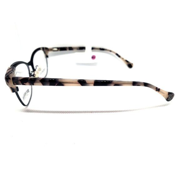 True Religion Maya Womens Eyeglasses 55-16-145 Black Frame With Tortoise Pattern - Picture 2 of 6